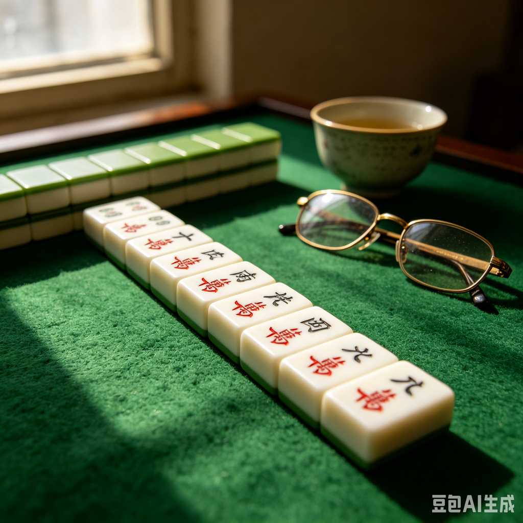 mahjong set for home entertainment