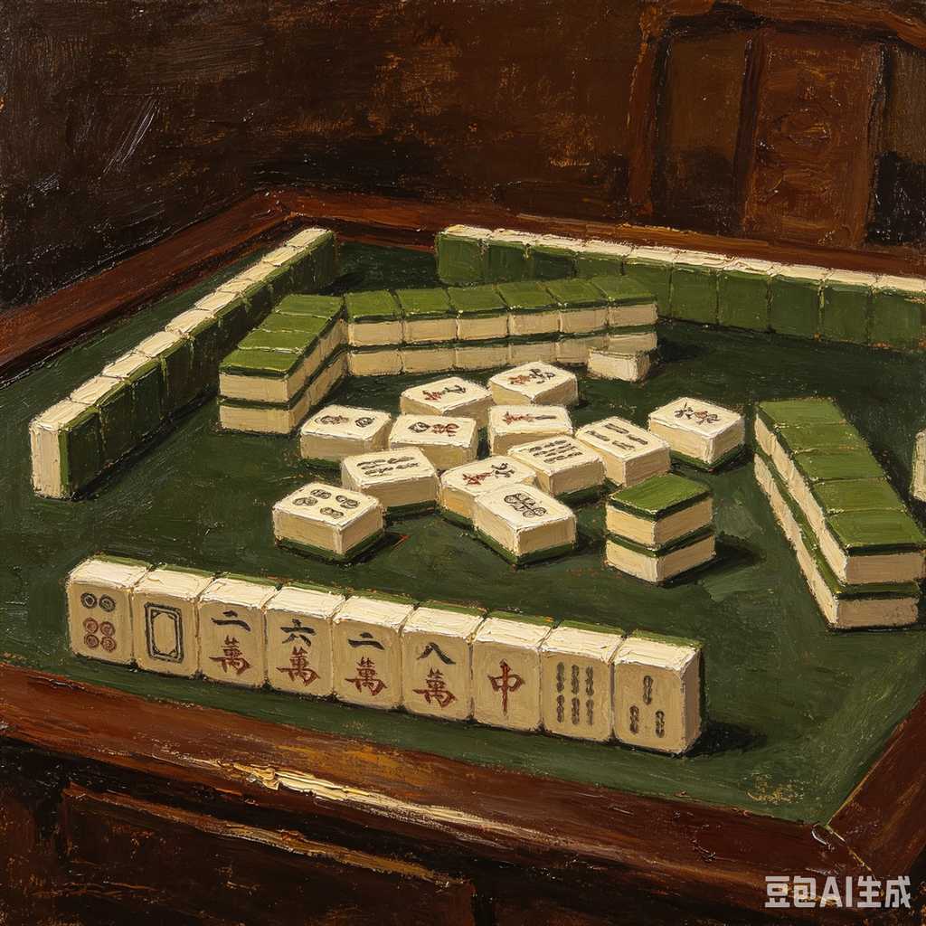 rectangle mahjong table mat