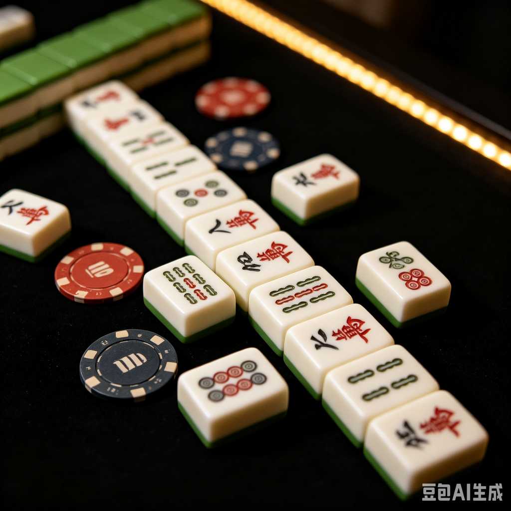 transparent mini mahjong set